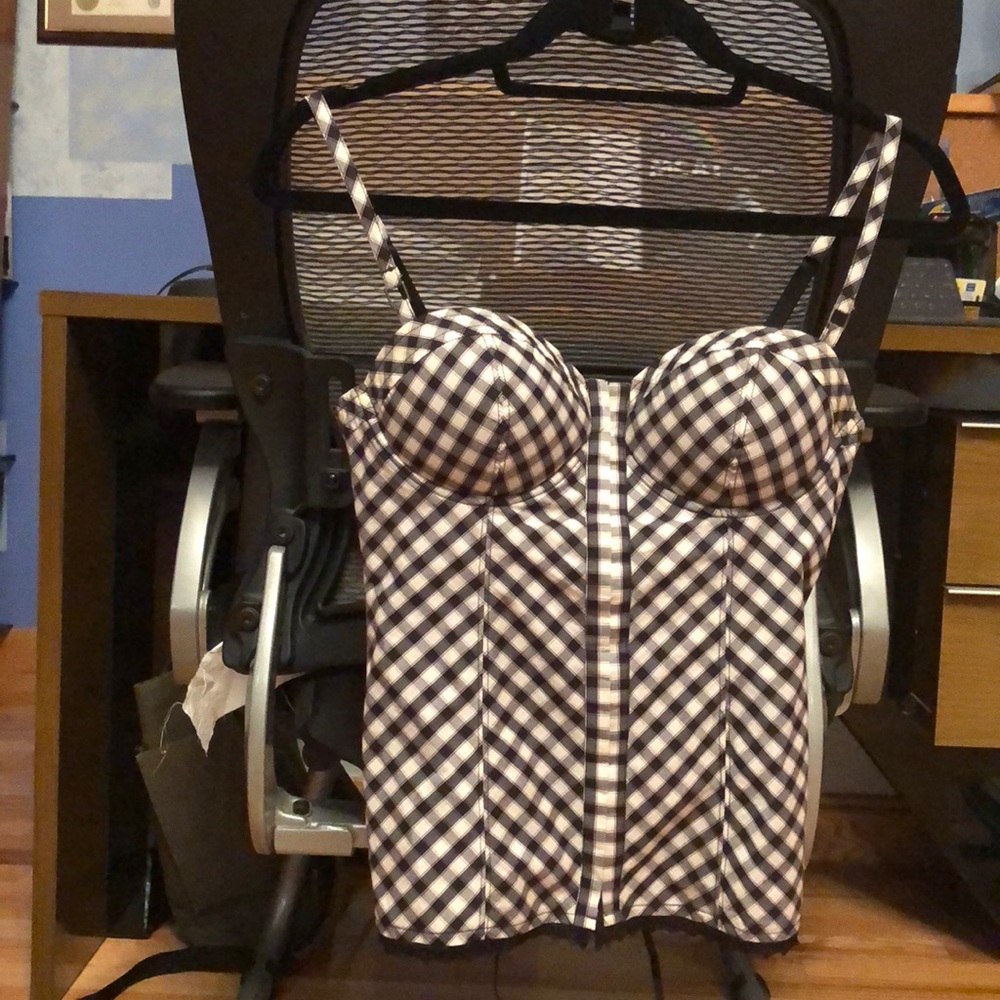 Corset style tank top